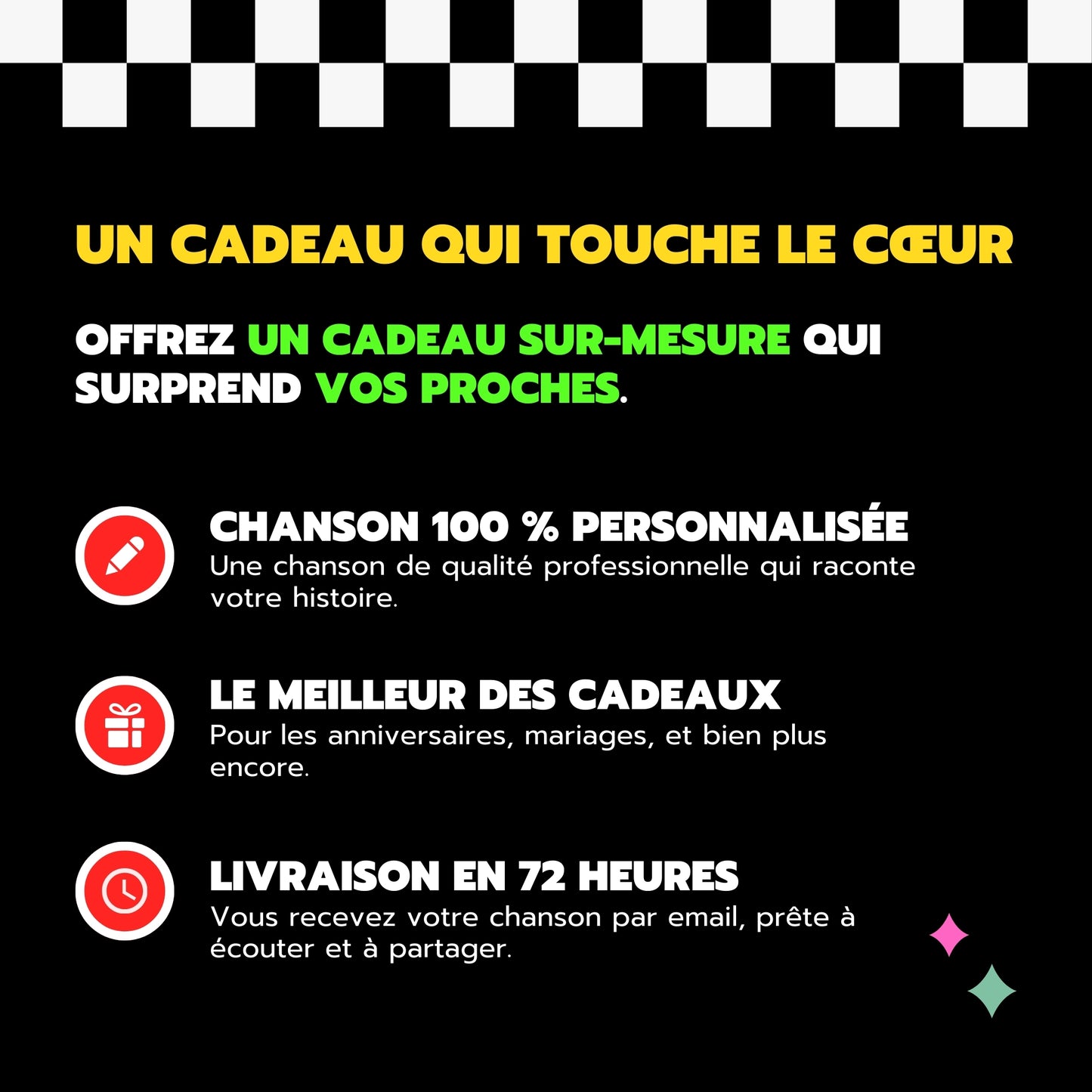 CRÉEZ VOTRE CHANSON PERSONNALISÉE 🎵